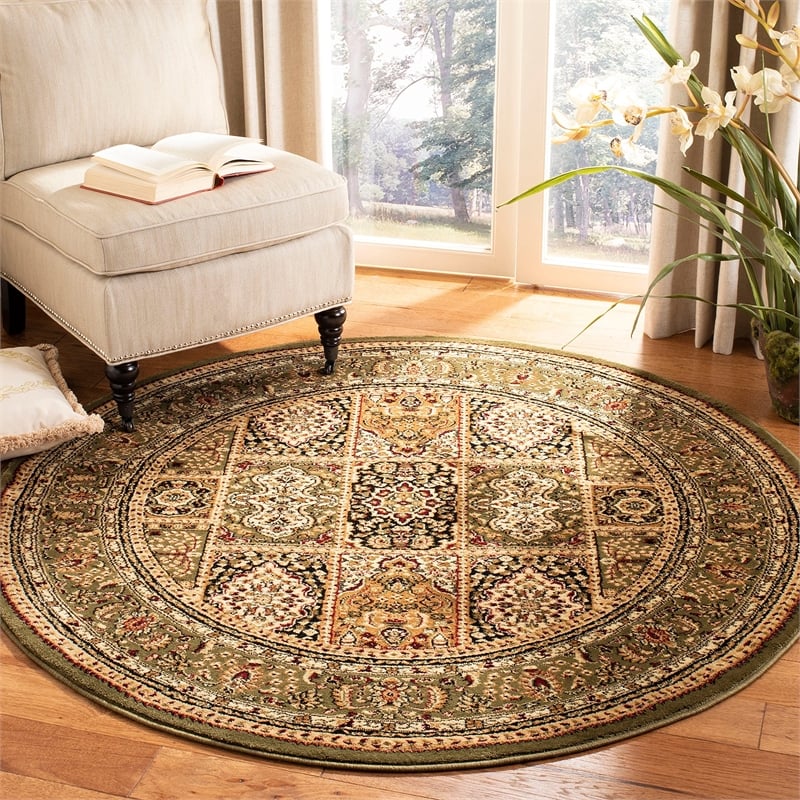 Safavieh Lyndhurst 10' X 14' Power Loomed Rug in and Green