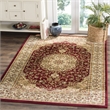Safavieh Lyndhurst 4' X 6' Power Loomed Rug in Red and Ivory