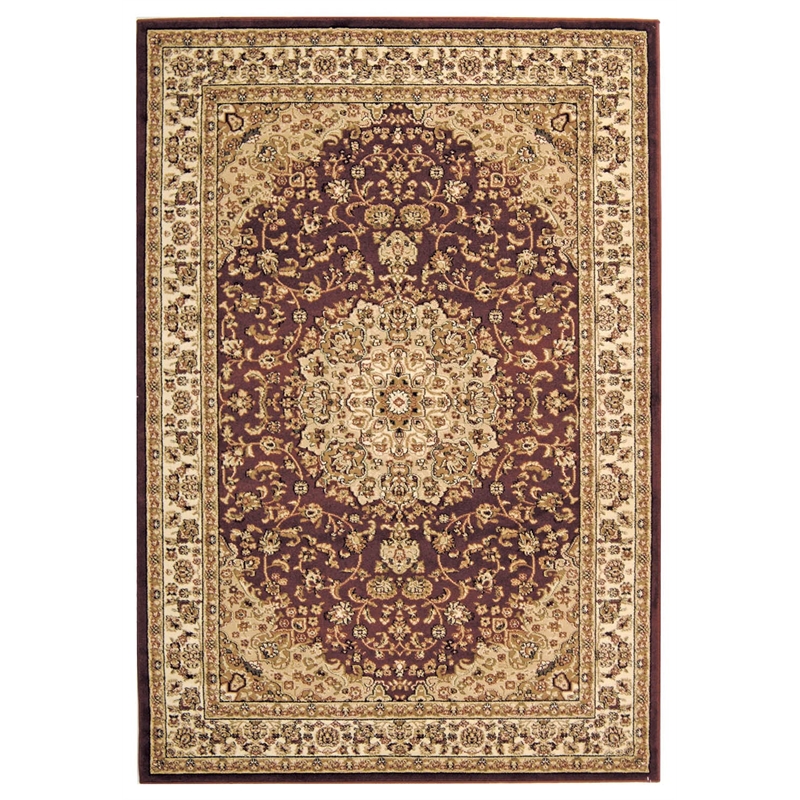 Safavieh Lyndhurst 4' X 6' Power Loomed Rug in Red and Ivory