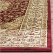Safavieh Lyndhurst 4' X 6' Power Loomed Rug in Red and Ivory
