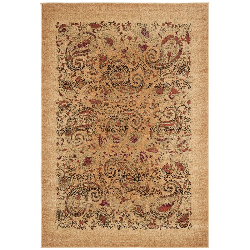 Safavieh Lyndhurst 12' X 18' Power Loomed Polypropylene Rug in Beige