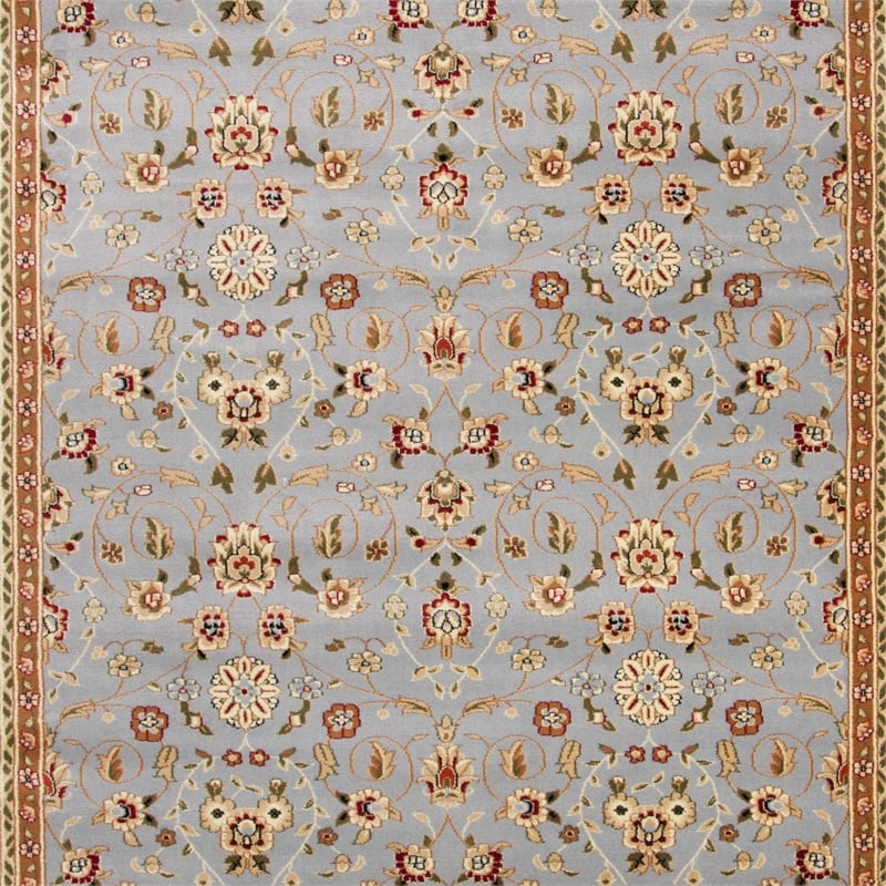 Safavieh Lyndhurst 11' X 15' Power Loomed Rug in Light Blue and Ivory