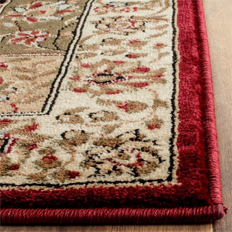 Safavieh Lyndhurst 10' Round Power Loomed Rug in and Ivory