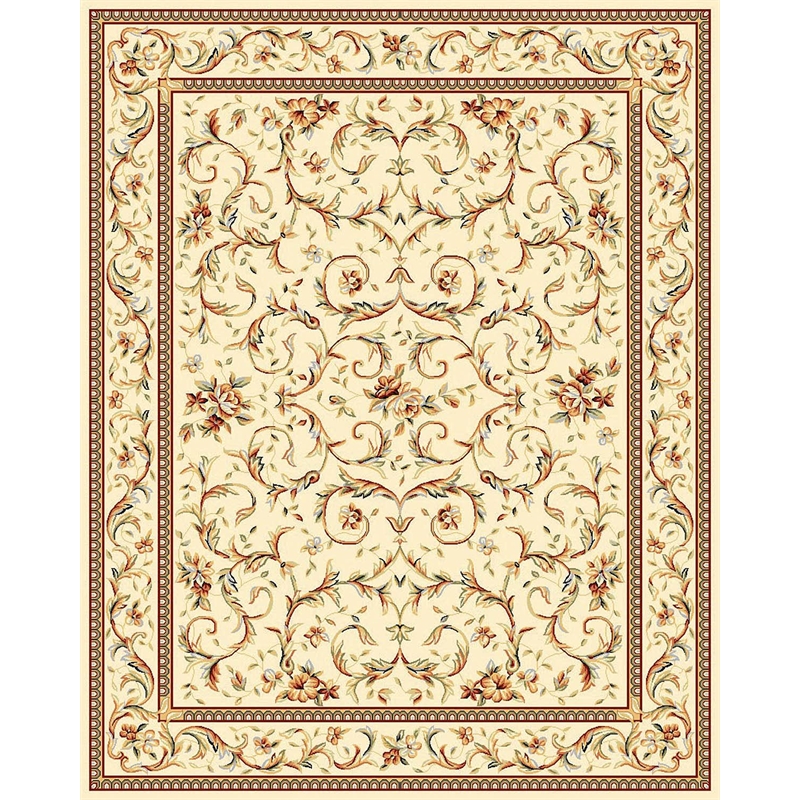 Safavieh Lyndhurst 11' X 15' Power Loomed Rug in Ivory and Ivory