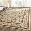 Safavieh Lyndhurst 12' X 18' Power Loomed Rug in Ivory and Ivory