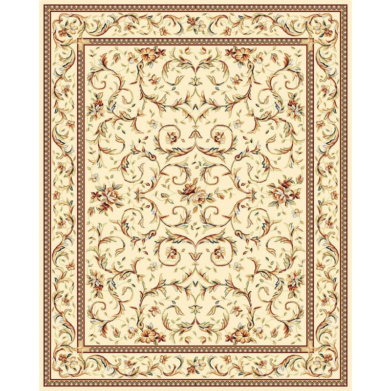 Safavieh Lyndhurst 12' X 18' Power Loomed Rug in Ivory and Ivory