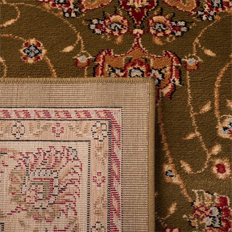 Safavieh Lyndhurst 10' X 14' Power Loomed Rug in Sage and Ivory