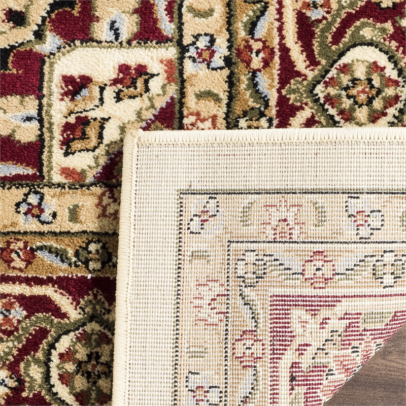 Safavieh Lyndhurst 11' X 15' Power Loomed Rug in Ivory and Red