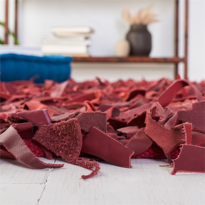 Safavieh Leather Shag 2'3