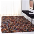 Safavieh Leather Shag 6' X 9' Hand Knotted Leather Rug