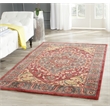 Safavieh Mahal 3' X 5' Power Loomed Polypropylene Rug in Navy and Red