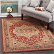 Safavieh Mahal 3' X 5' Power Loomed Rug in Natural and Navy