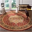 Safavieh Mahal 3' X 5' Power Loomed Rug in Natural and Navy