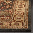 Safavieh Mahal 9' X 12' Power Loomed Rug in Navy and Natural