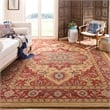 Safavieh Mahal 11' X 15' Power Loomed Rug in Red and Natural