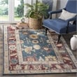 Safavieh Moharaja 4' X 6' Handmade Rug in Blue and Red