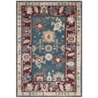 Safavieh Moharaja 4' X 6' Handmade Rug in Blue and Red