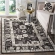 Safavieh Moharaja 4' X 6' Handmade Rug in Charcoal and Charcoal