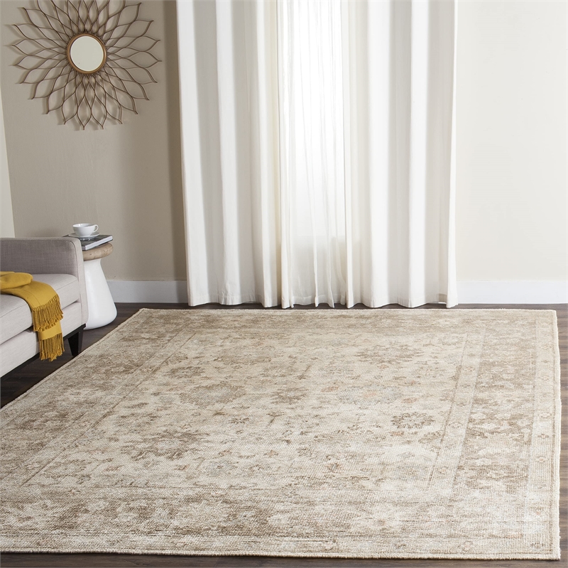 Safavieh Moharaja 8' X 10' Handmade Rug in Brown and Ivory