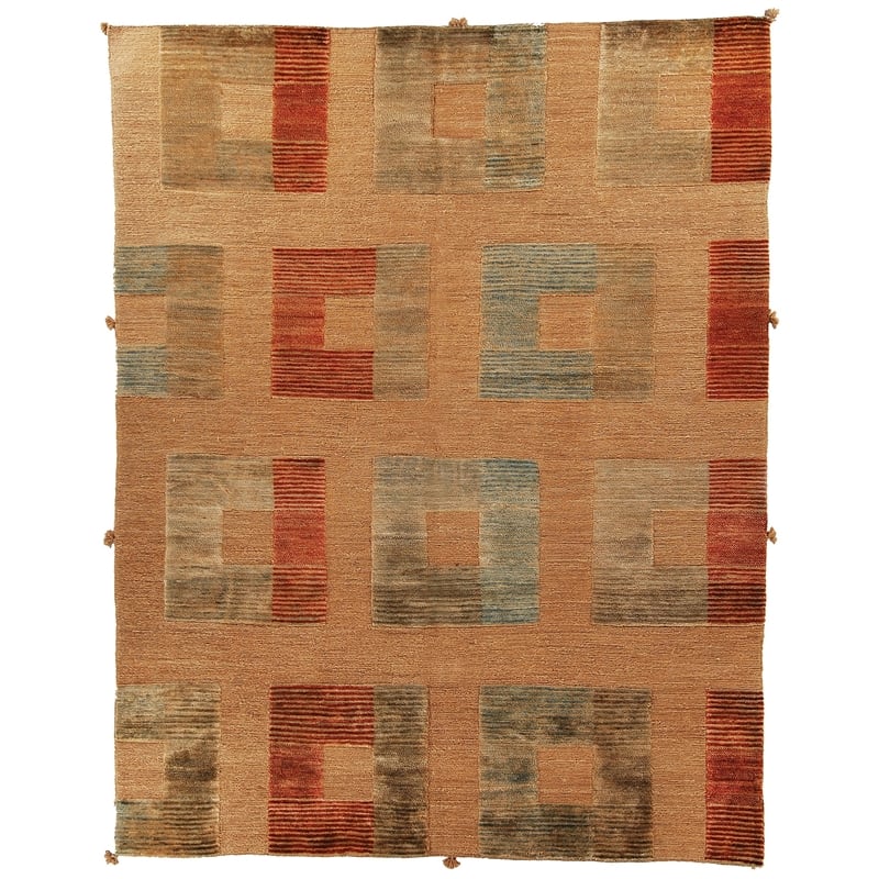 Safavieh Moharaja 8' X 10' Handmade Rug in Brown and Ivory