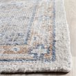 Safavieh Moharaja 4' X 6' Handmade Bamboo Silk Rug in Ivory and Blue