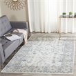 Safavieh Moharaja 5' X 8' Handmade Bamboo Silk Rug in Ivory and Blue