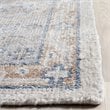 Safavieh Moharaja 8' X 10' Handmade Bamboo Silk Rug in Ivory and Blue