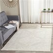Safavieh Moharaja 4' X 6' Handmade Bamboo Silk Rug in Beige and Blue