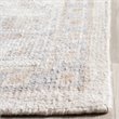 Safavieh Moharaja 4' X 6' Handmade Bamboo Silk Rug in Beige and Blue