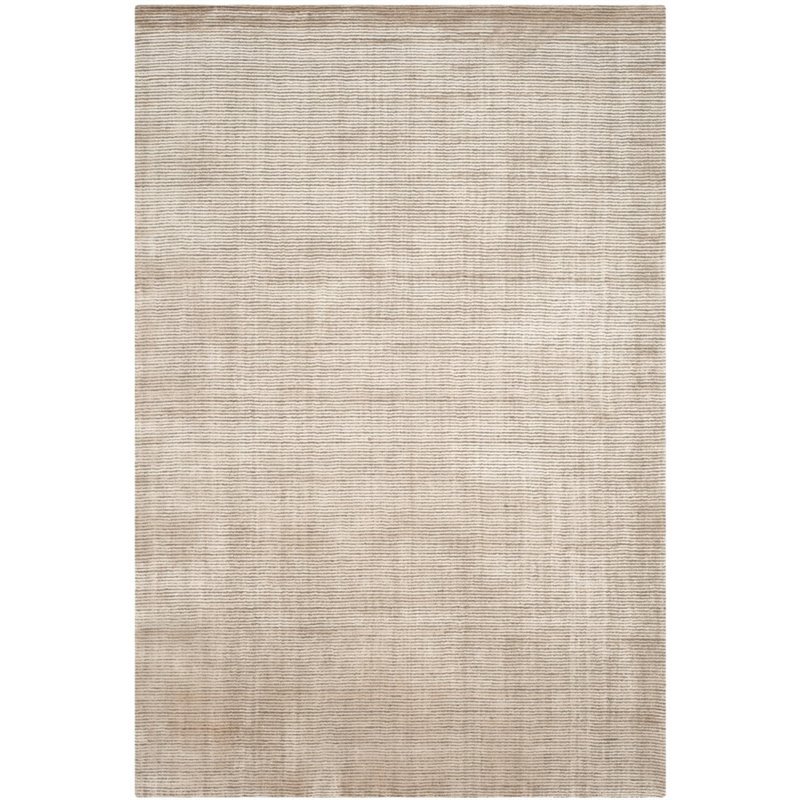 Safavieh Mirage 6' X 9' Loom Knotted Viscose Pile Rug in Silver