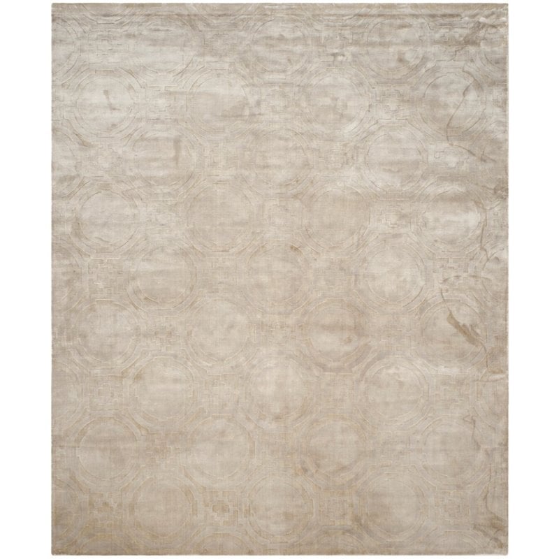 Safavieh Mirage 4' X 6' Loom Knotted Viscose Pile Rug in Silver