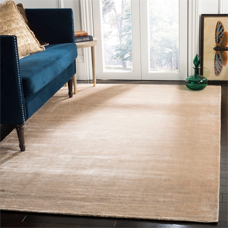 Safavieh Mirage 10' X 14' Loom Knotted Viscose Pile Rug in Stone