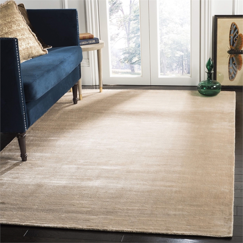 Safavieh Mirage 10' X 14' Loom Knotted Viscose Pile Rug in Stone
