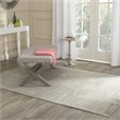Safavieh Mirage 4' X 6' Loom Knotted Viscose Pile Rug in Silver