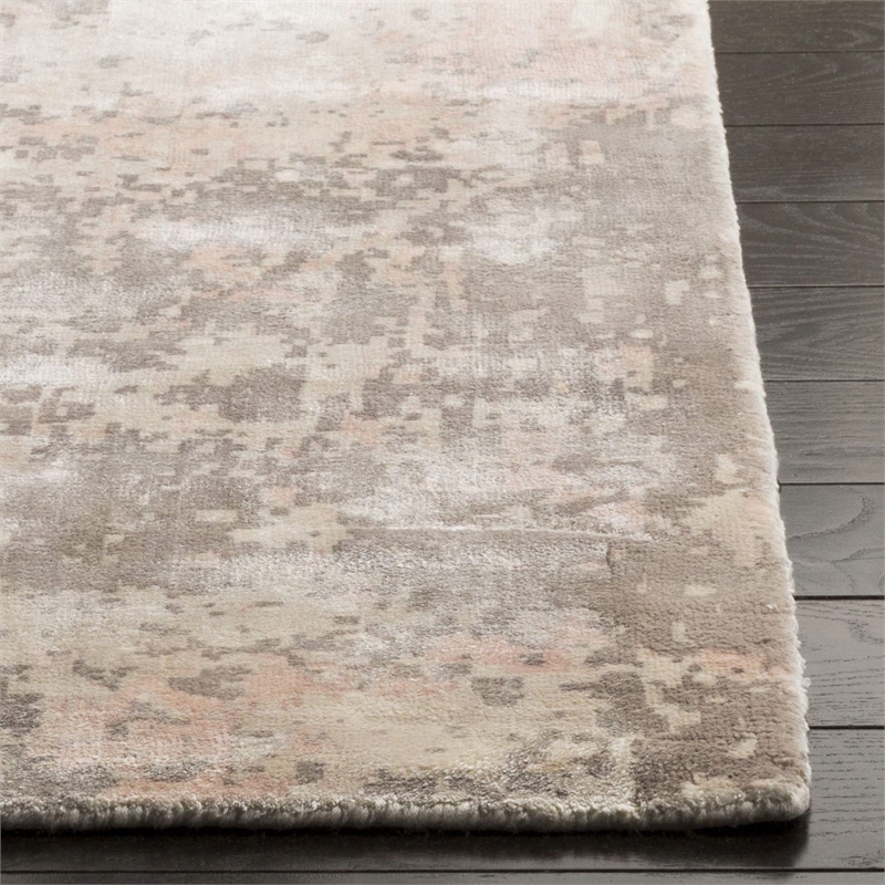 Safavieh Mirage 6' X 9' Loom Knotted Viscose Pile Rug in Pink
