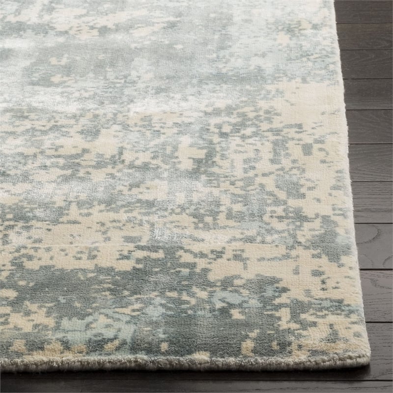 Safavieh Mirage 6' X 9' Loom Knotted Viscose Pile Rug in Aqua