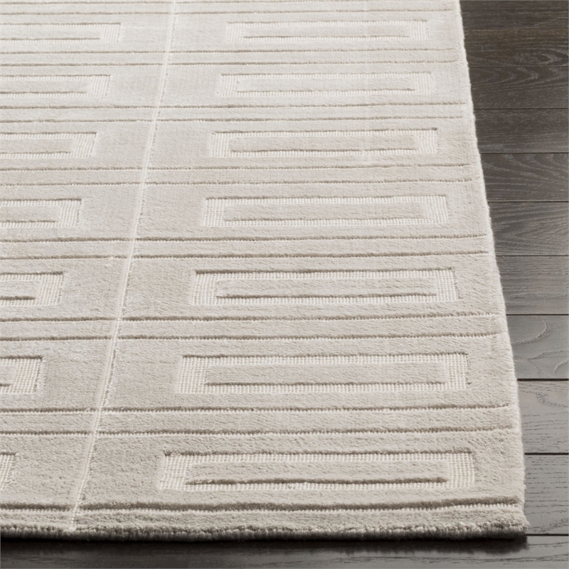 Safavieh Mirage 10' X 14' Loom Knotted Viscose Pile Rug in Silver