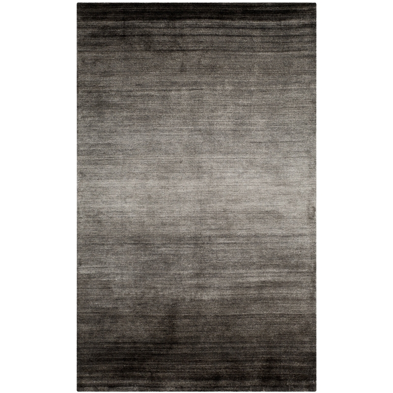 Safavieh Mirage 6' X 9' Hand Woven Viscose and Cotton Rug in Black