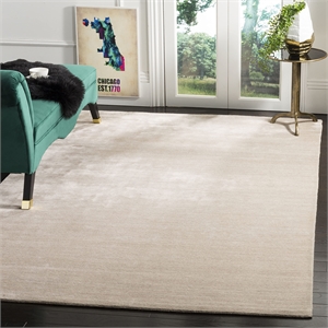 Safavieh Mirage 6' X 9' Hand Woven Viscose and Cotton Rug in Beige