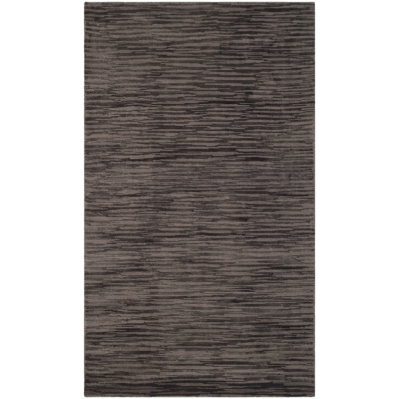 Safavieh Mirage 3' X 5' Hand Woven Banana Silk Pile Rug in Charcoal