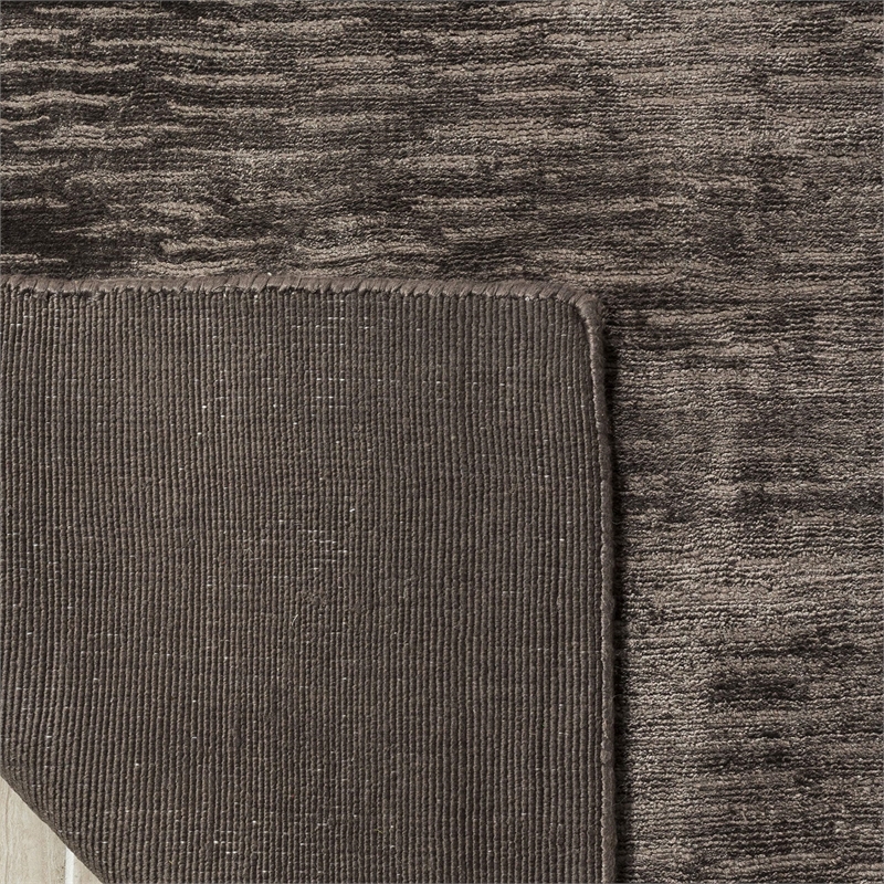 Safavieh Mirage 4' X 6' Hand Woven Banana Silk Pile Rug in Charcoal
