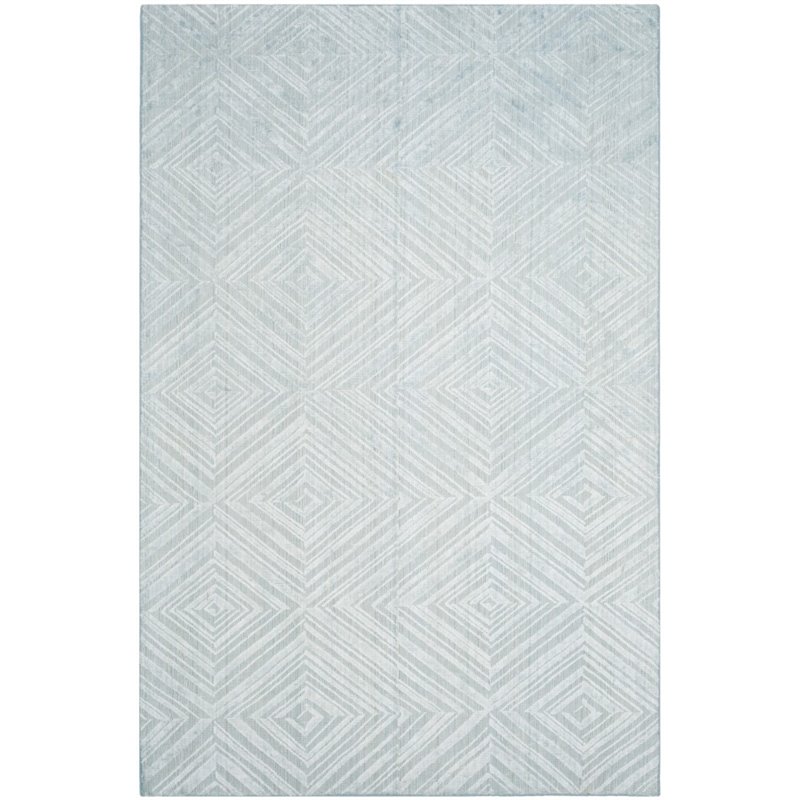 Safavieh Mirage 6' X 9' Hand Woven Wool Viscose and Cotton Rug in Blue