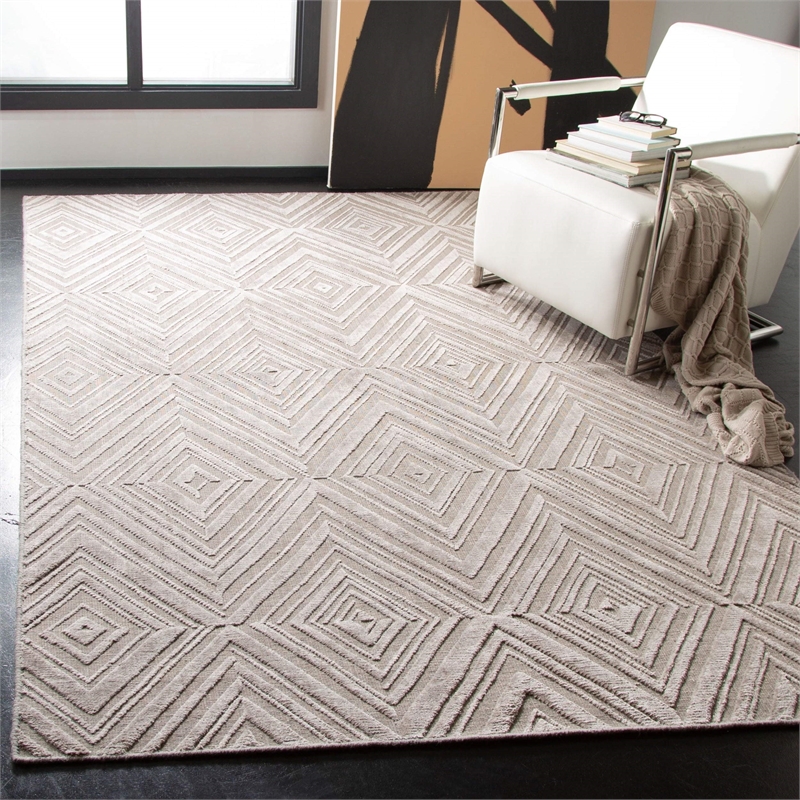 Safavieh Mirage 6' X 9' Hand Woven Wool Viscose and Cotton Rug in Blue