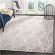 Safavieh Mirage 6' X 9' Hand Woven Wool Viscose and Cotton Rug in Gray