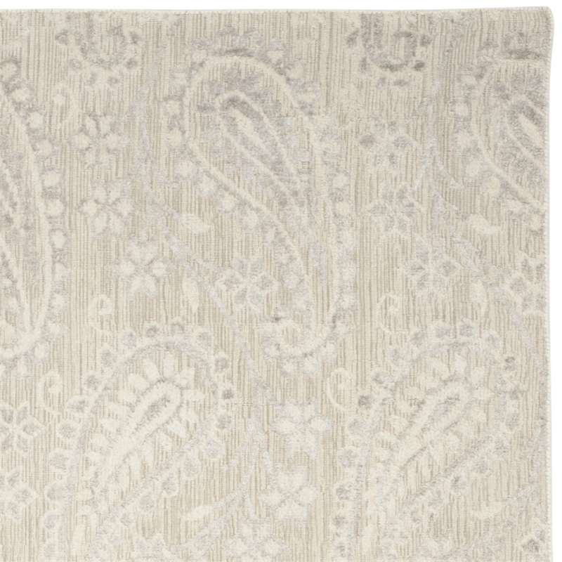 Safavieh Mirage 6' X 9' Hand Woven Wool Viscose and Cotton Rug in Gray