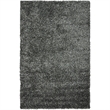 Safavieh Malibu Shag 6' X 9' Hand Tufted Rug in Charcoal