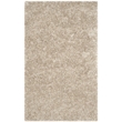 Safavieh Malibu Shag 3' X 5' Hand Tufted Polyester Pile Rug in Natural