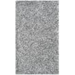 Safavieh Malibu Shag 3' X 5' Hand Tufted Polyester Pile Rug in Silver