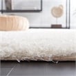 Safavieh Malibu Shag 5' Square Hand Tufted Rug in White