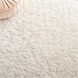 Safavieh Malibu Shag 5' Square Hand Tufted Rug in White